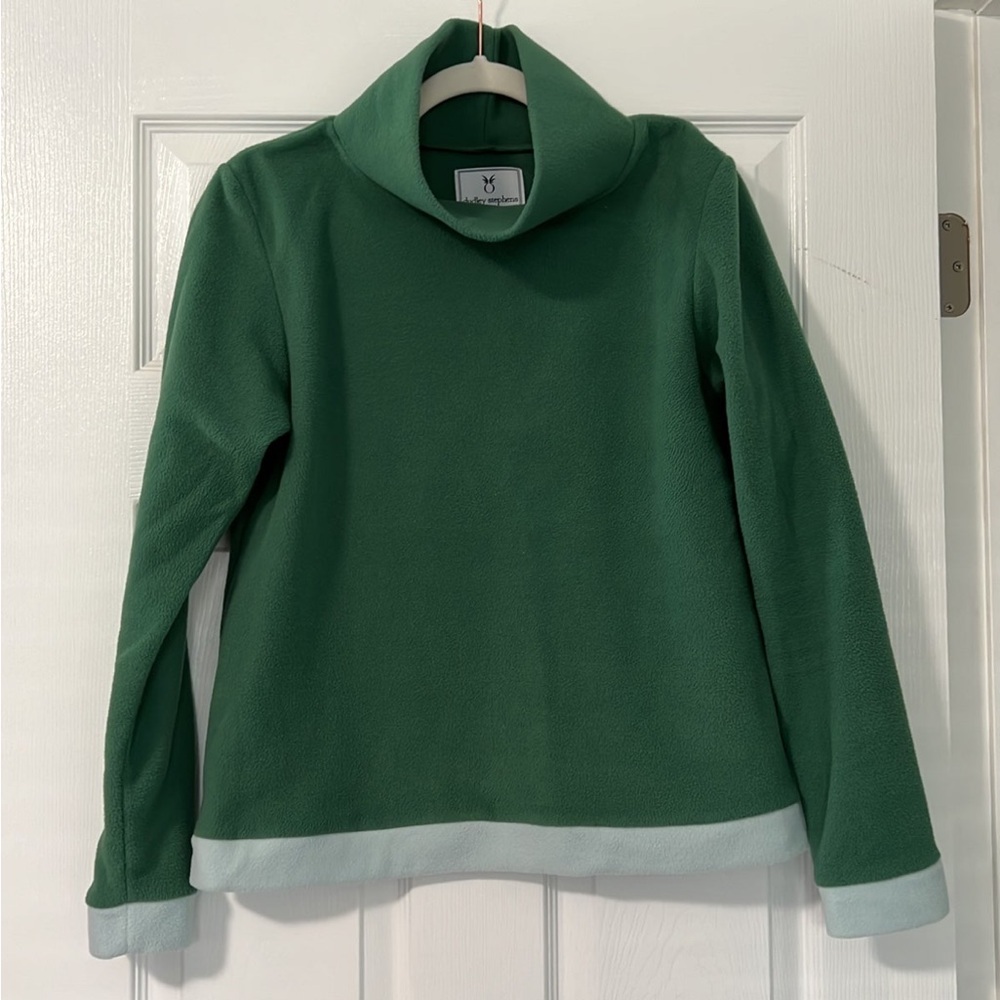 Dudley Stephens Forest Green Cowl Neck Sweater